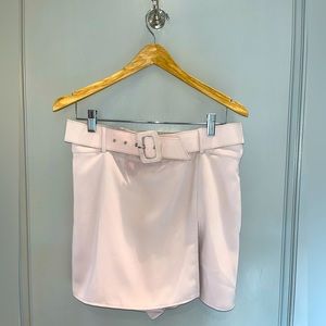 Cream Skort with Belt